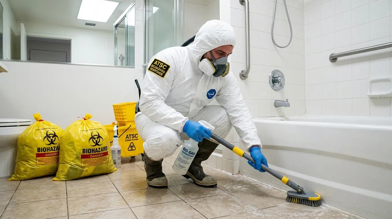 Decontamination equipment deployed for Blood Cleanup in Boca Raton